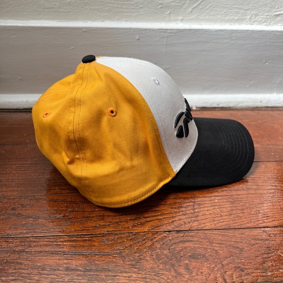 Taylormade Black and Yellow Fitted Hat - Picture 2 of 5